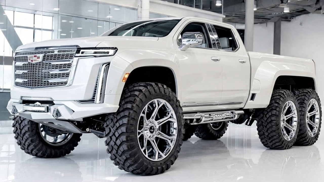 Cadillac Escalade 6×6 Pickup 2026: La camioneta de lujo más extrema jamás creada